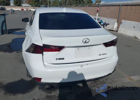 2015 Lexus Is 250 z USA, uszkodzony, nr VIN JTHBF1D2XF5082905